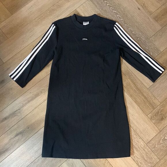 Adidas Ribbed Mini Dress - Picture 1 of 5